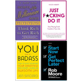 Secrets of the Millionaire Mind, Just F*cking Do It, You Are Badass, Start Now 4 Books Set - Lets Buy Books